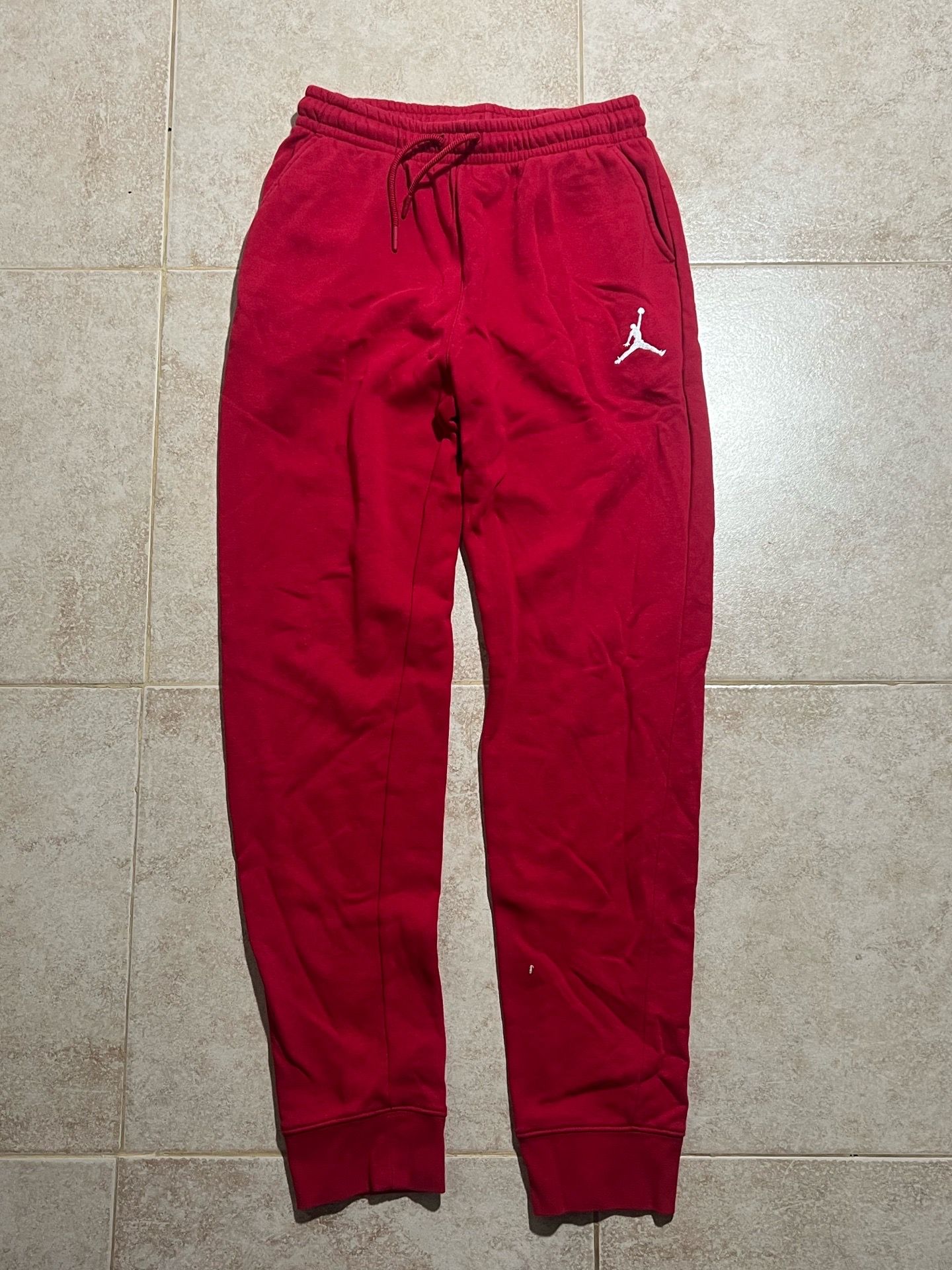 Jordan Red Sweatshirt with Black Label and Red Jumpman