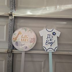 Boy Baby Shower Signs 