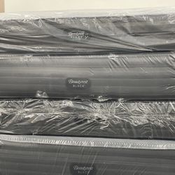 KING SIZE BEAUTYREST BLACK PILLOW TOP L CLASS MEDIUM  