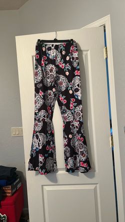 Adult skull costume pants