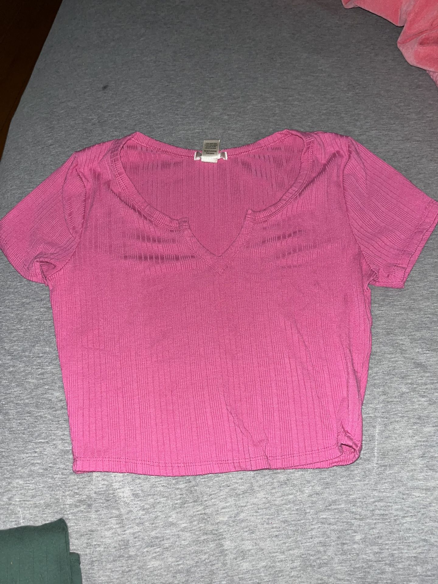 Pink Crop Top
