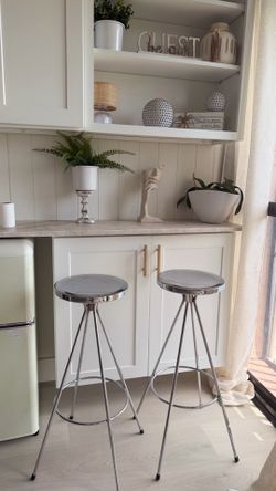 Chrome bar stools