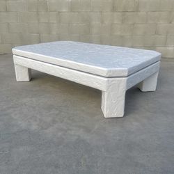 1980s Postmodern Plaster Coffee Table