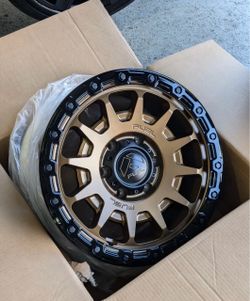 17” & 18” Fuel FC884 Fortress in Matte Bronze Black Lip / dm for quotes !!