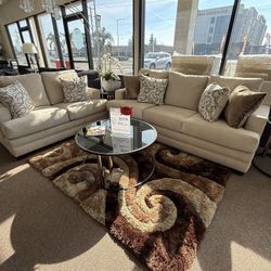 2 PC SOFA AND LOVESEAT 