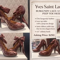 Yves Saint Laurent 4.5” Heels