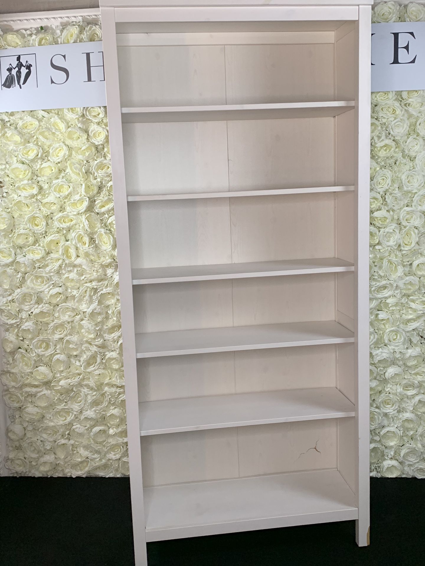 FLASH SALE: 6.5ft Cream/Off-White 6 Level Shelf