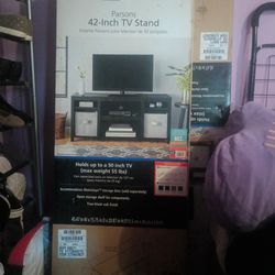 Black 42 inch  TV Stand 