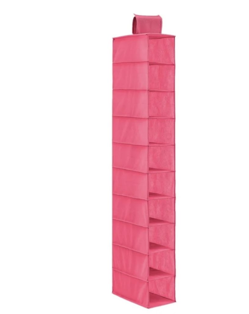 10 Pockets Non woven Fabric Dust proof Shoe Clothes Hanging Storage Rack Shelf Door Wardrobe Hanger Organizer