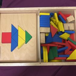 Excellerations Wooden Pattern Blocks And Boards 