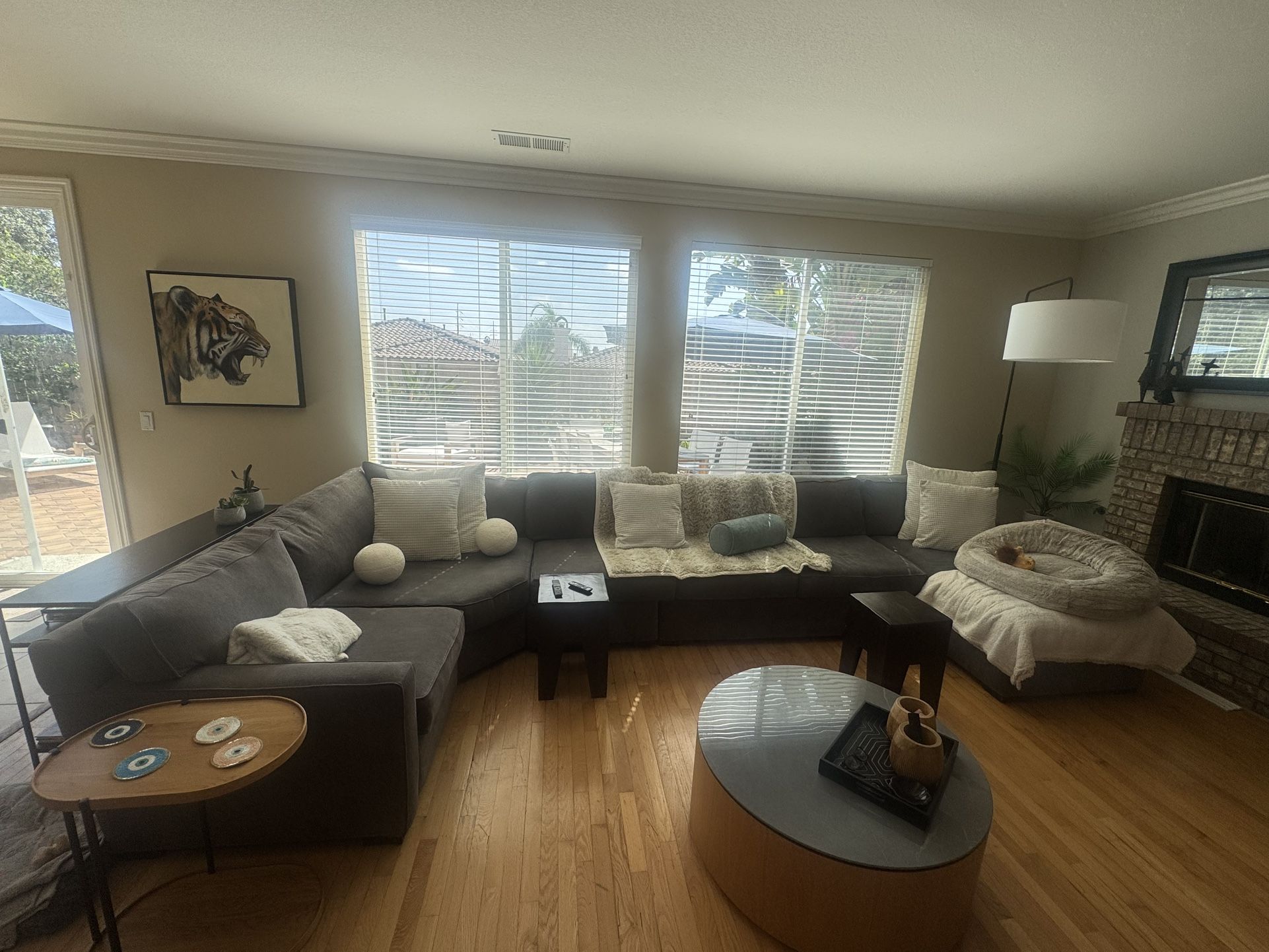 Big Grey Couch For Cheap!