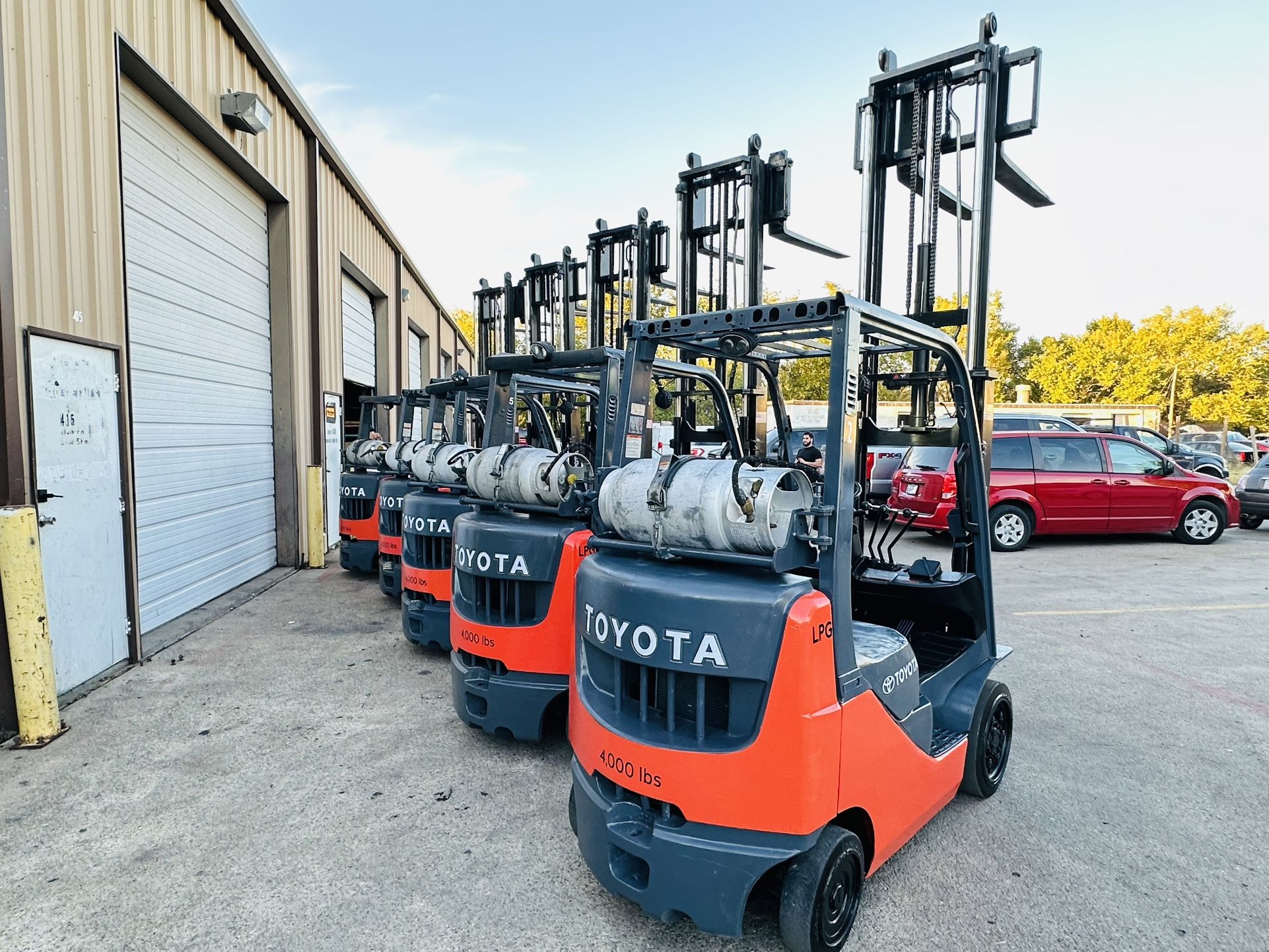 2018 Forklift Toyota 4000 Libras Serie 8