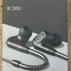 SENNHEISER IE 200 IN-EAR AUDIOPHILE HEADPHONES BLACK