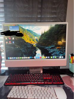 2023 iMac 24 inch pink