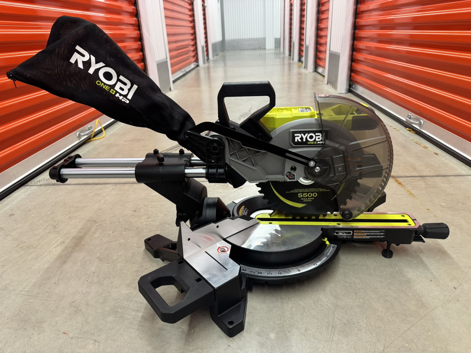 RYOBI ONE+ HP 18V Brushless Cordless 10 in. Sliding Compound Miter Saw (Tool Only)