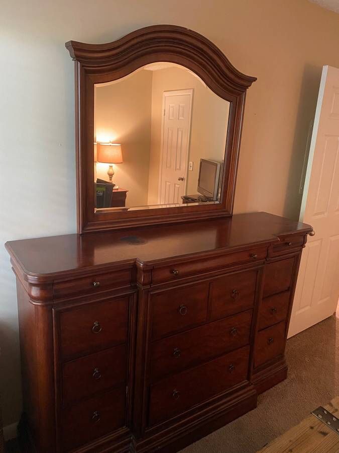 Large dresser and mirror