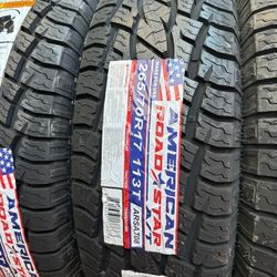 265 70 17 All Terrain New Tires