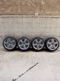 18 inch Audi S4/A4 Rims 5x112 et 43 – Set of 4 with New Tires
