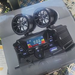 Powersport stereo system