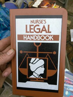 Nurses legal handbook