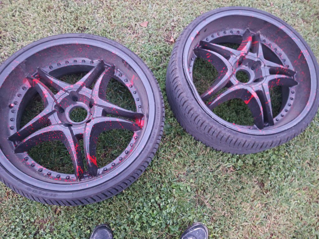 Black And Red 24s 