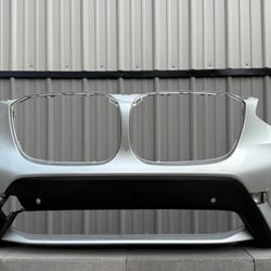 BMW X3 G01 2018 2019 2020 2021 ORIGINAL SILVER FRONT BUMPER