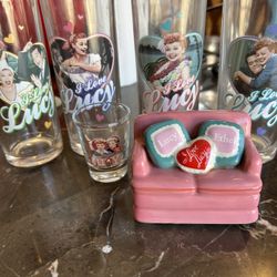 I Love Lucy Drinking Glass Set