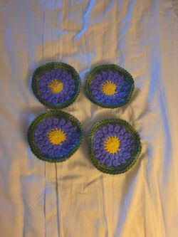Handmade Crochet Coasters