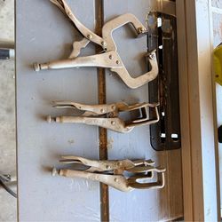 Various welding clamps