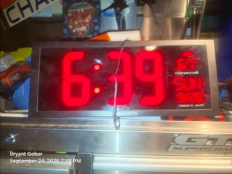 AcuRite Large Digital LED Clock
