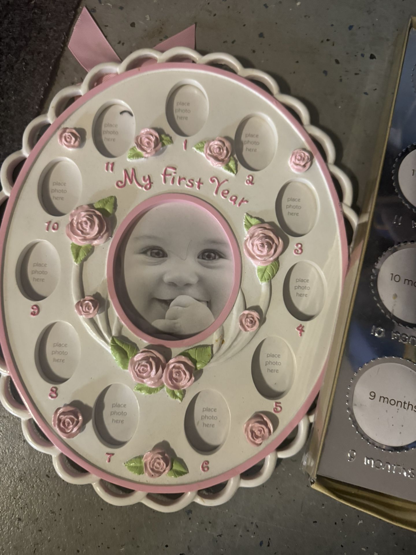 Collectible Baby Frame For 12 Month Photos