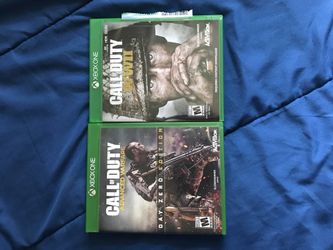 Call of duty WW2 & Call of Duty Advanced Warfare (Xbox One)