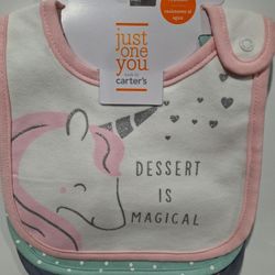 Carter's 3pk Teething Bibs Water Resistant 