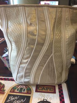 New Paul Joseph gold hand bag