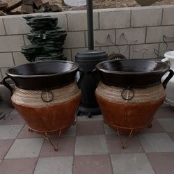 New Flower Pots Made Out Of Clay 