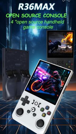 The R36MAX Handheld Console boasts a robust 128GB storage capacity and comes preloaded with an impressive collection of 20,000 games. This portable ga