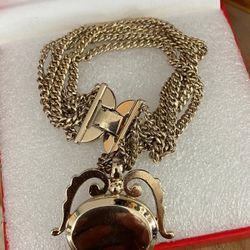 Pulsera Manilla Gold Filled Dije Porta Retrato Joyería Antigua 