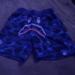 Blue Bape Shorts 