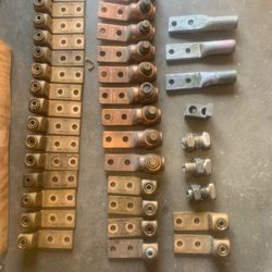 500 Mcm /400 Amp Copper Cable Thomas & Betts T-35 Lugs Pressure Terminal Connector 300-500 MCM NOS