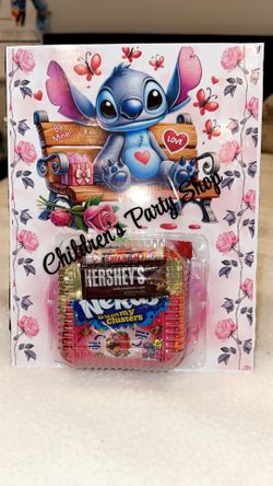 Lil Stitch Jumbo valentine card 