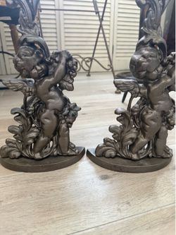 Set of Iron Angel Andiron’s (Greenway Road and Cave Creek Road)