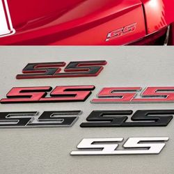 SS BADGE EMBLEM ADHESIVE BACK OR GRILL HARDWARE $5 EXTRA SHIPPING AVAILABLE