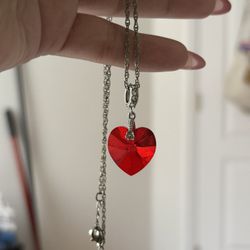 Forever crystal Heart Pendants
