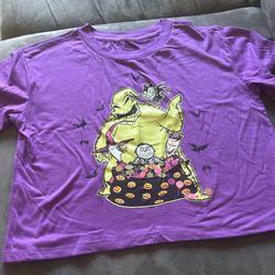 Glow in the dark Nightmare Before christmas girls t-shirt