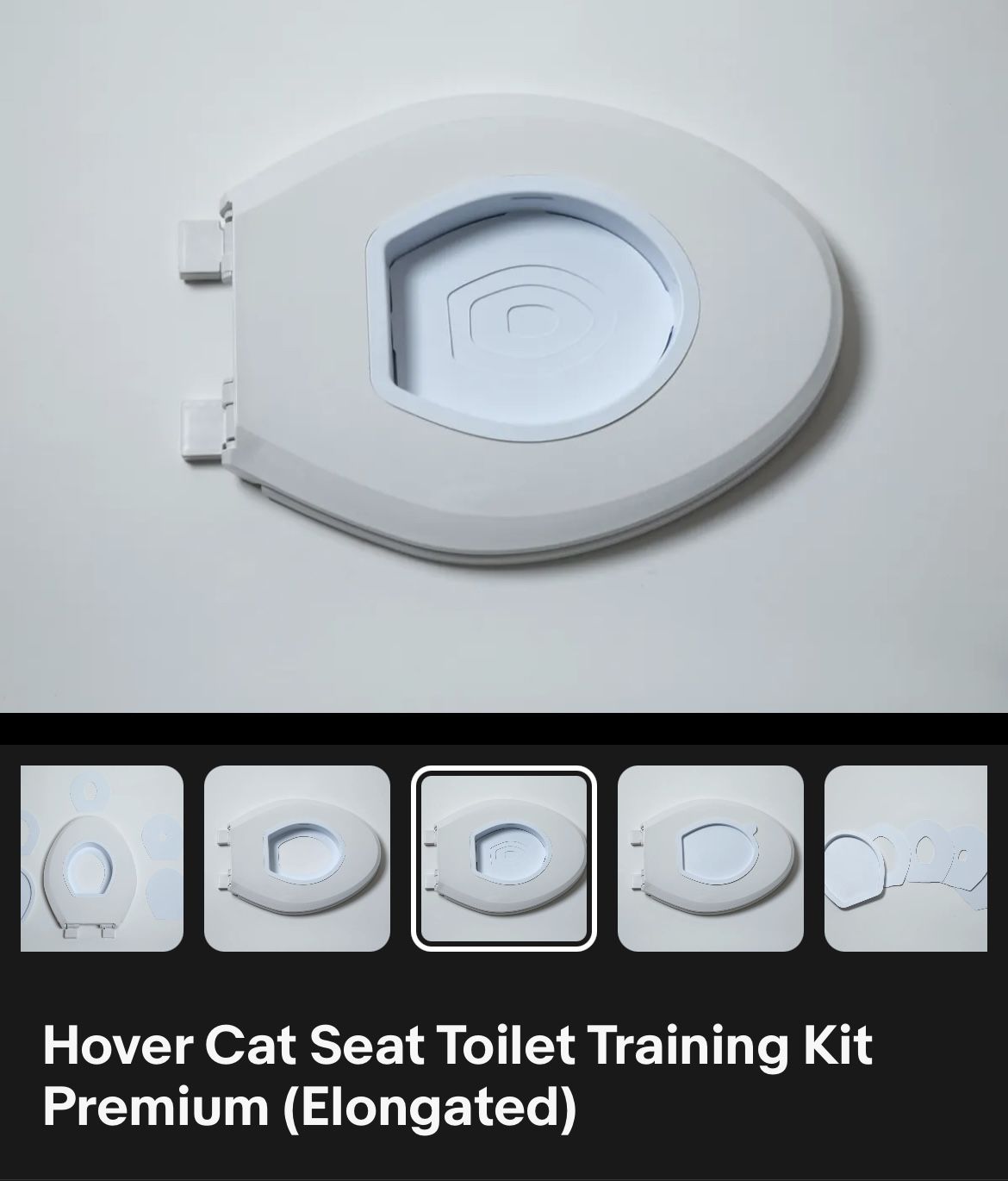 Hover Cat Seat Toilet Training Kit (Elongated)