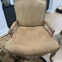 Marquesa Suede Lounge Chair by Kreiss Collection