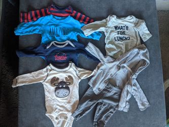 3 months - 5 onesies + 1 outfit