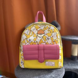 Pikachu Backpack Yellow 