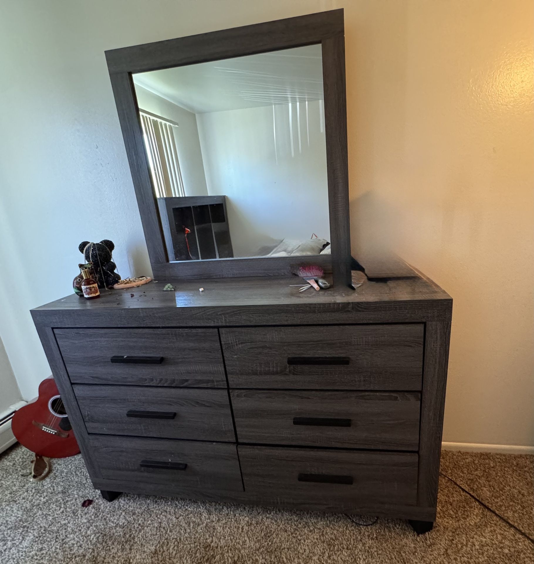 Dresser And Mirror