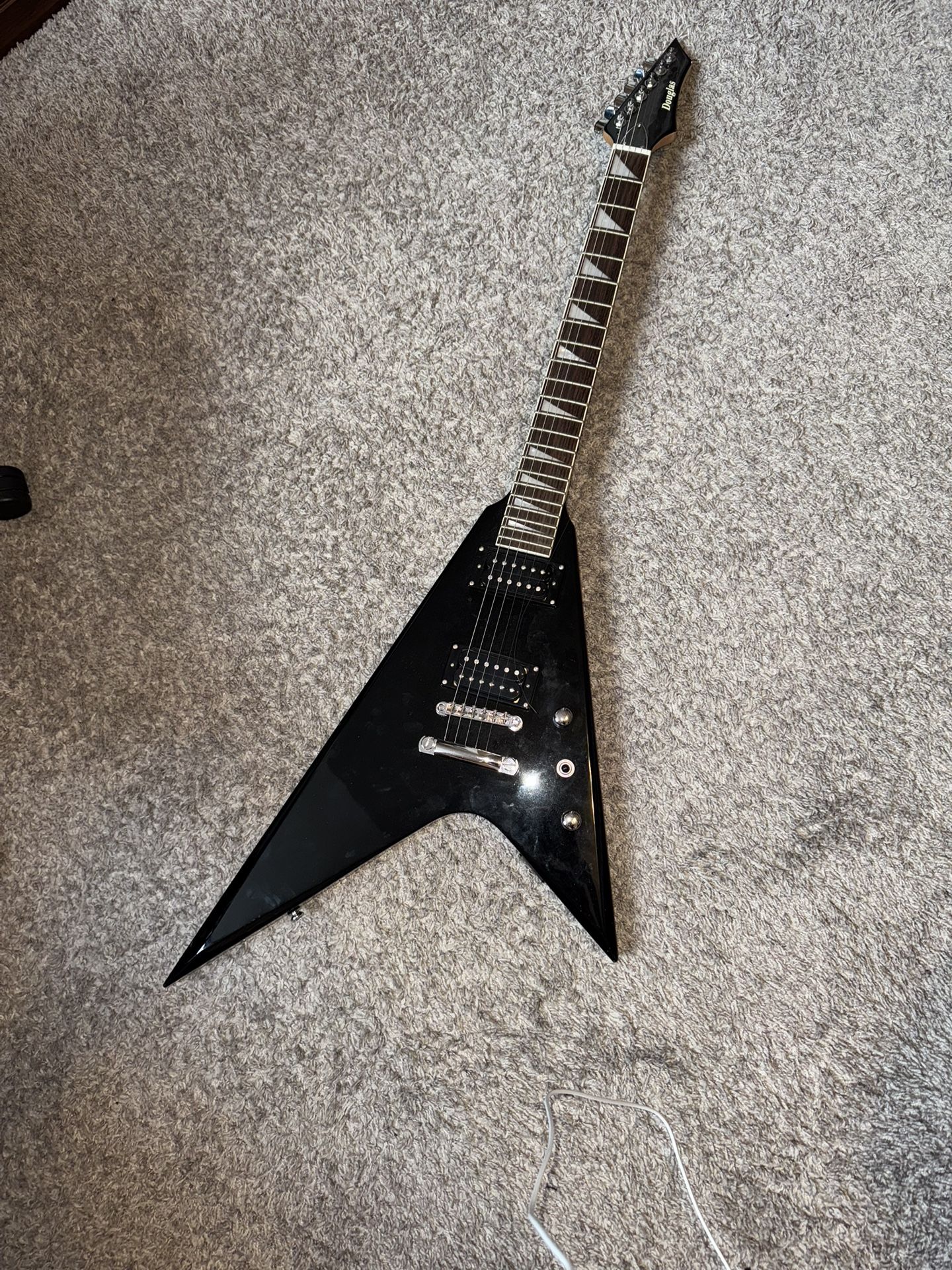 Douglas Offset Flying V Guitar
